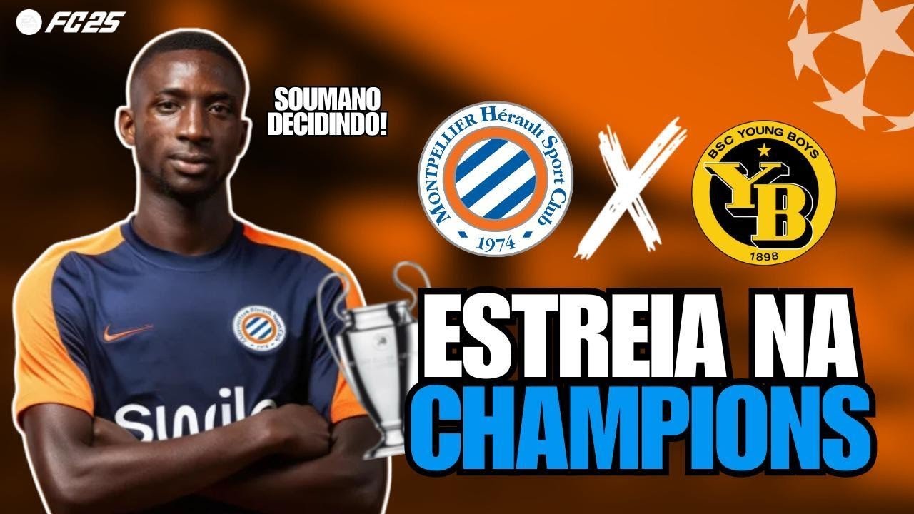 RECONSTRUINDO O MONTPELLIER🛠️ # 4T EP 03 MODO CARREIRA REALISTA:A estréia na Champions mais uma vez