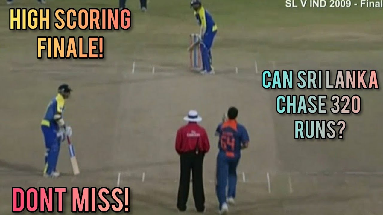 Can Sri Lanka Chase 320 Runs? | Compaq Cup 2009 Final | India V Sri Lanka | HD Highlights