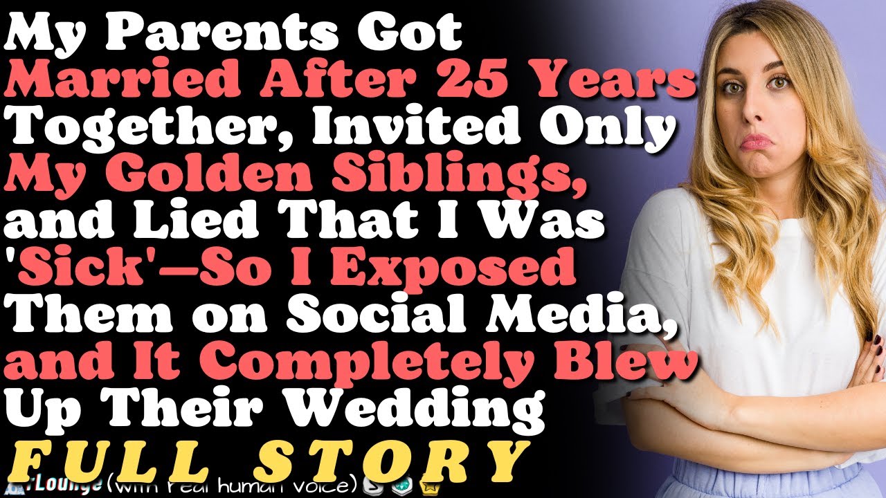 My parents decided to get married after 25 years together, invited all my siblings but left me out.