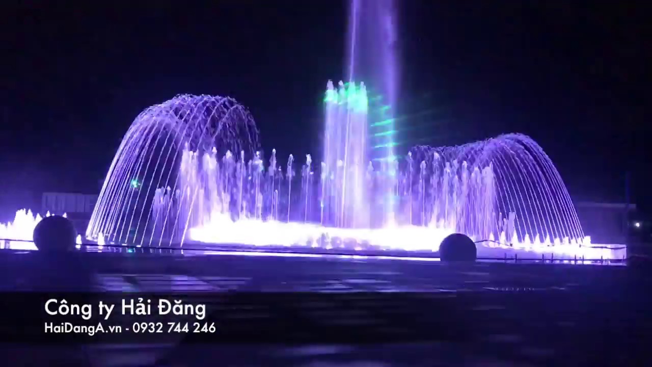 Nhạc nước VSIP Vinh Nghệ An và đài phun nước nghệ thuật musical fountain show