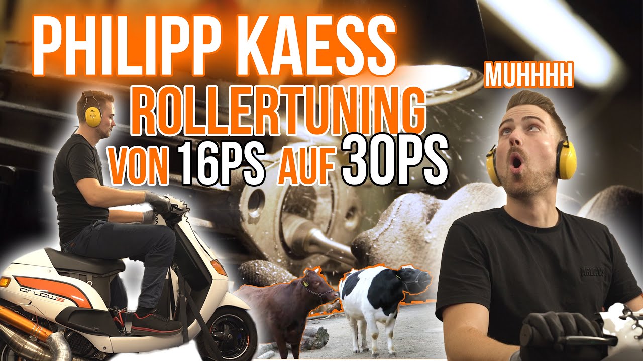 Mehr Bums für den Philipp Kaess Roller| Arlows | 180ccm | 2 Stroke | #philippkaess #piaggio #simson