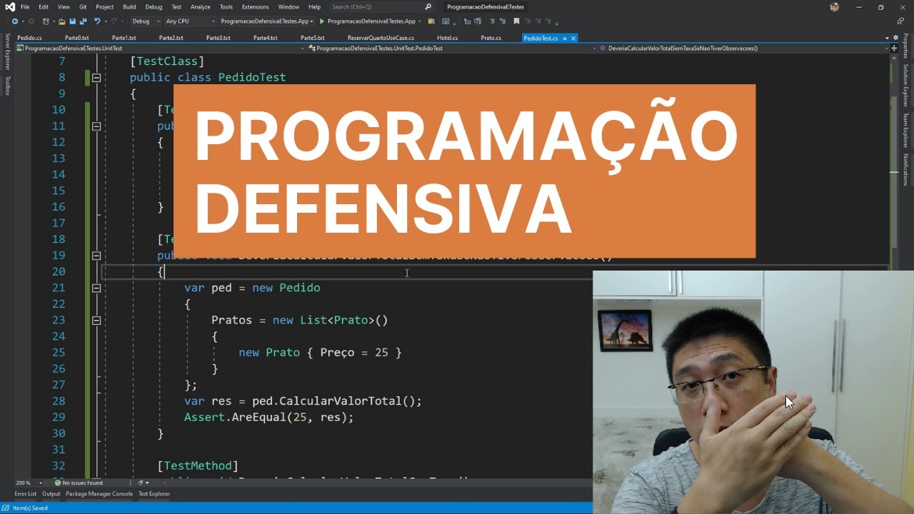 Teste de unidade incentiva a programa&ccedil;&atilde;o defensiva?