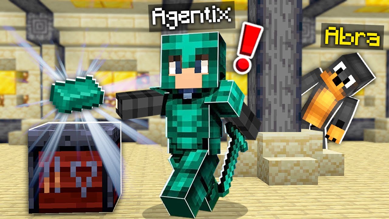 AGENTIX zrobił NAJSILNIEJSZĄ ZBROJĘ na SERWERZE w Minecraft! 😰