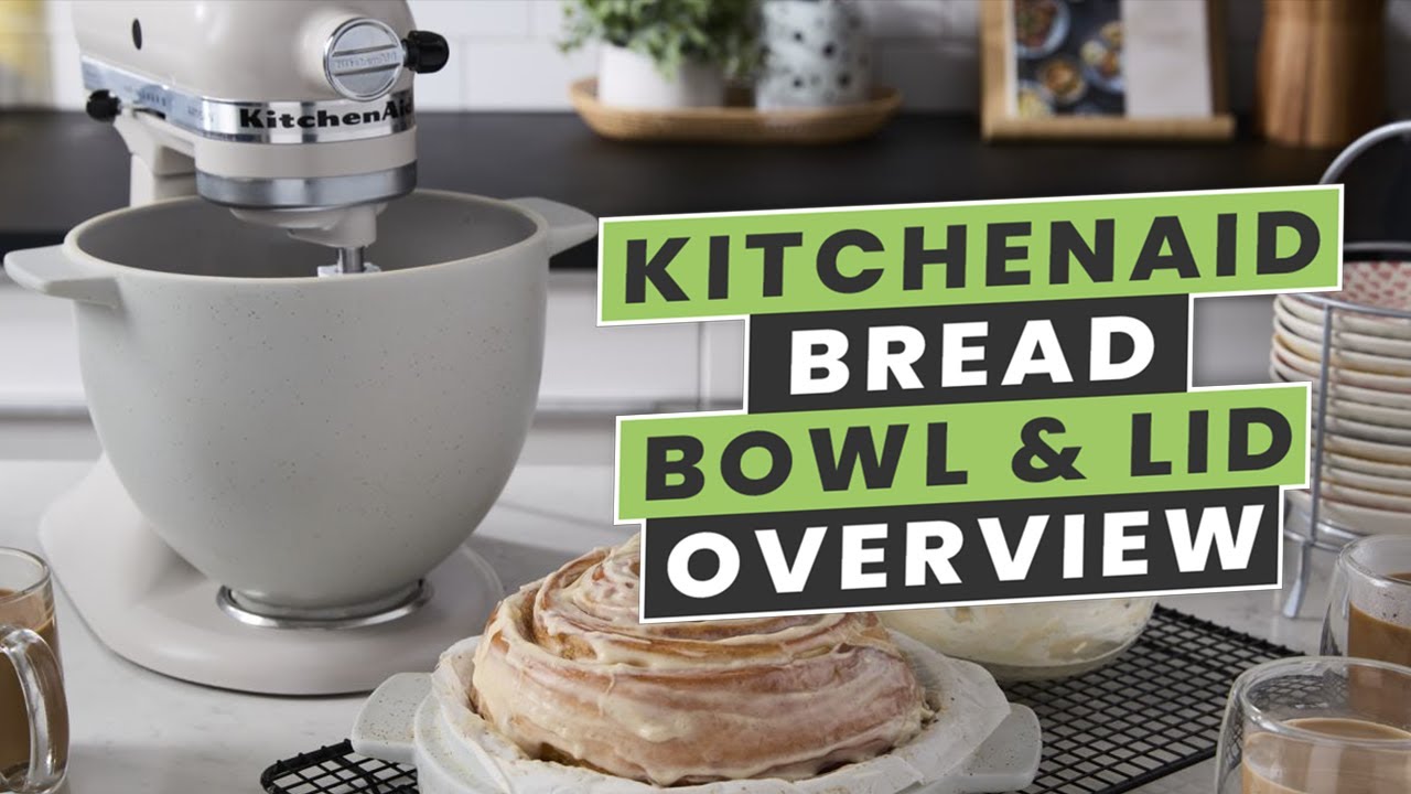 Хлебница KitchenAid с крышкой для выпечки 5KSM2CB5BGS | Обзор аксессуаров