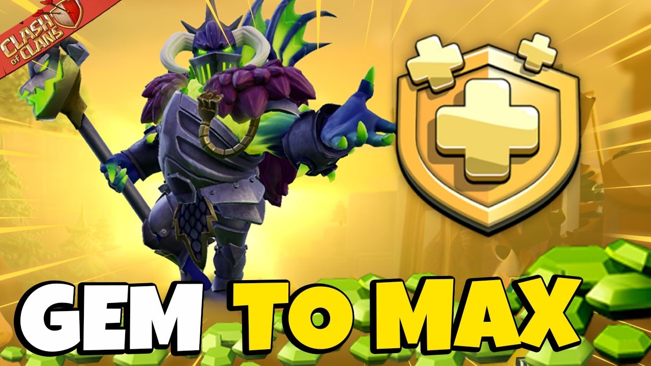 Gem To Max Vé Vàng Rồng Đào Tẩu Clash of Clans | Akari Gaming