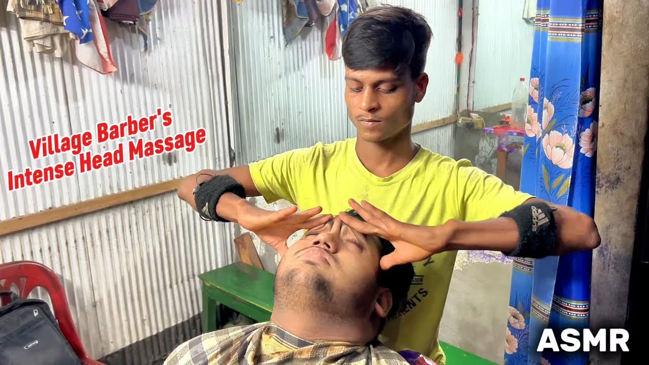 ASMR Barber Simul - Most Satisfying Head Massage Best For Instant Sleep (Ultra Relaxing)