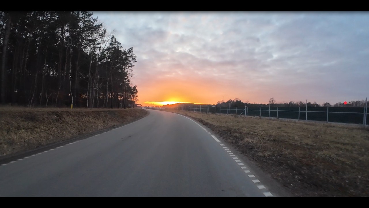 Wypad na zachód słońca pod miasto