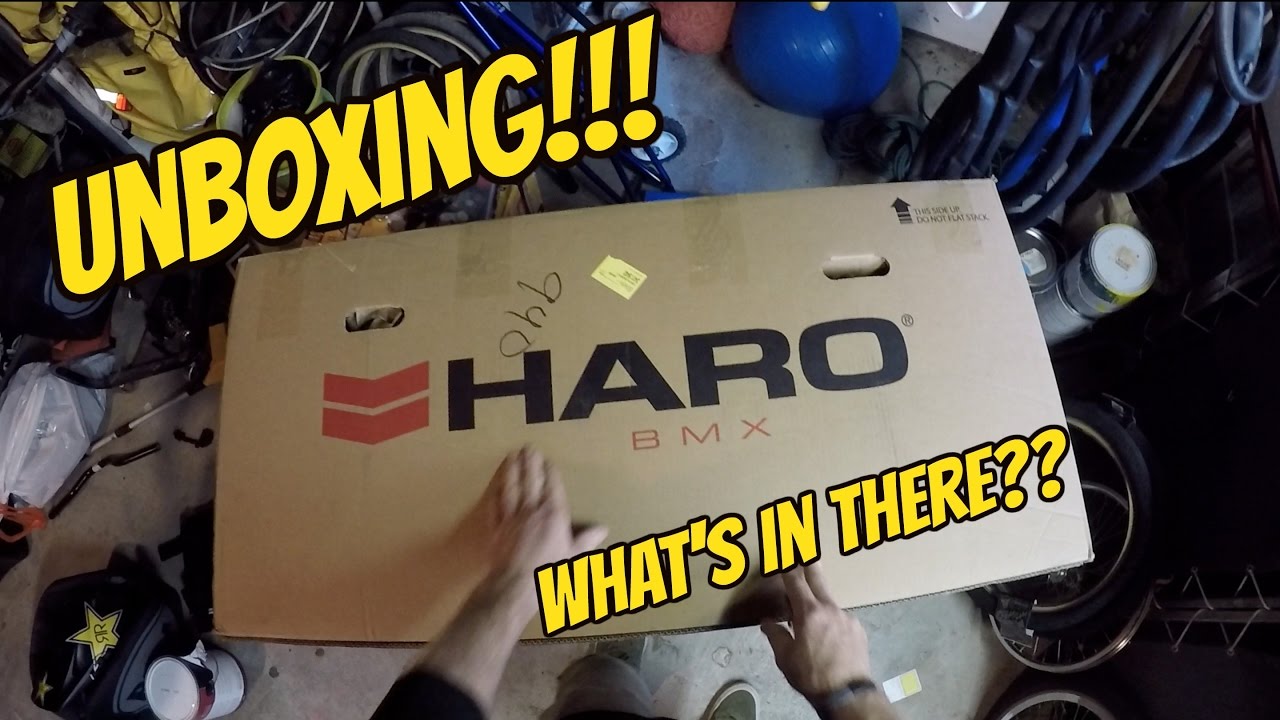 Boxes full of goodies from Haro Bikes!