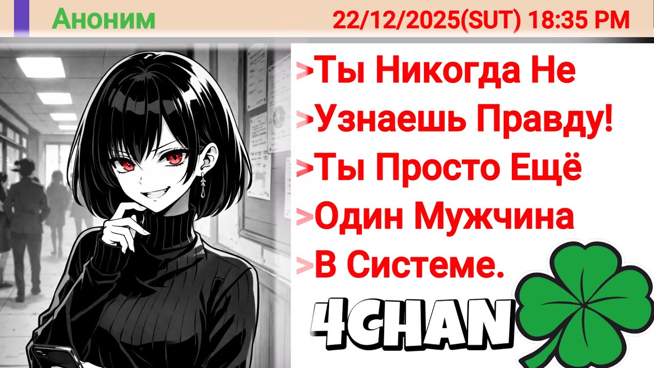 Феминистка Обвинила Меня Почти Во Всём, Но Я Разоблачил ЕЁ!!! | 4chan истории