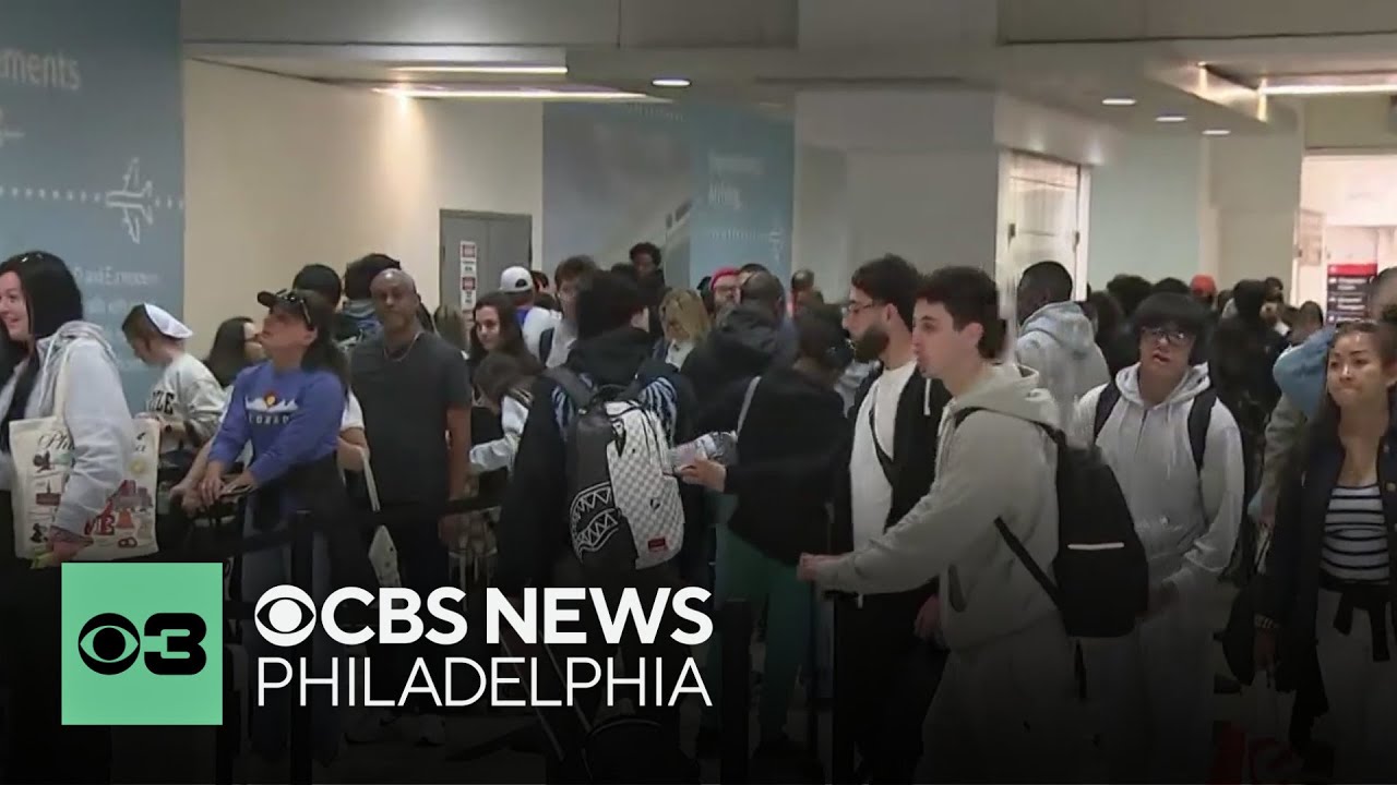 Long lines persist at PHL Airport, Trump says ICE agents will help with TSA staffing shortage