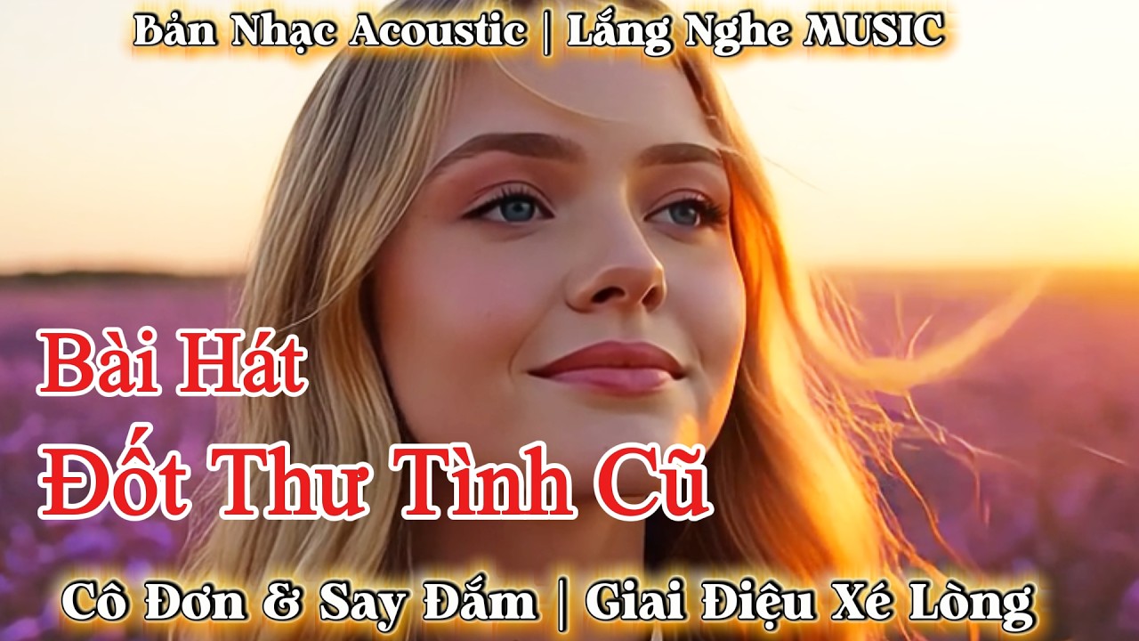 ĐỐT THƯ TÌNH CŨ - Bản Acoustic Cô Đơn & Say Đắm | Giai Điệu Xé Lòng | LẮNG NGHE MUSIC.
