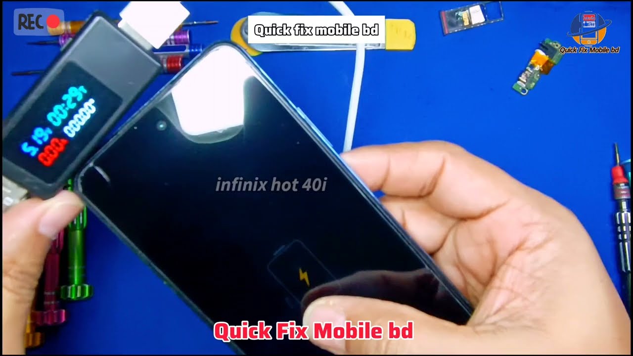 Infinix hot 40i | charging type c Port Replacement by | Quick Fix Mobile bd 