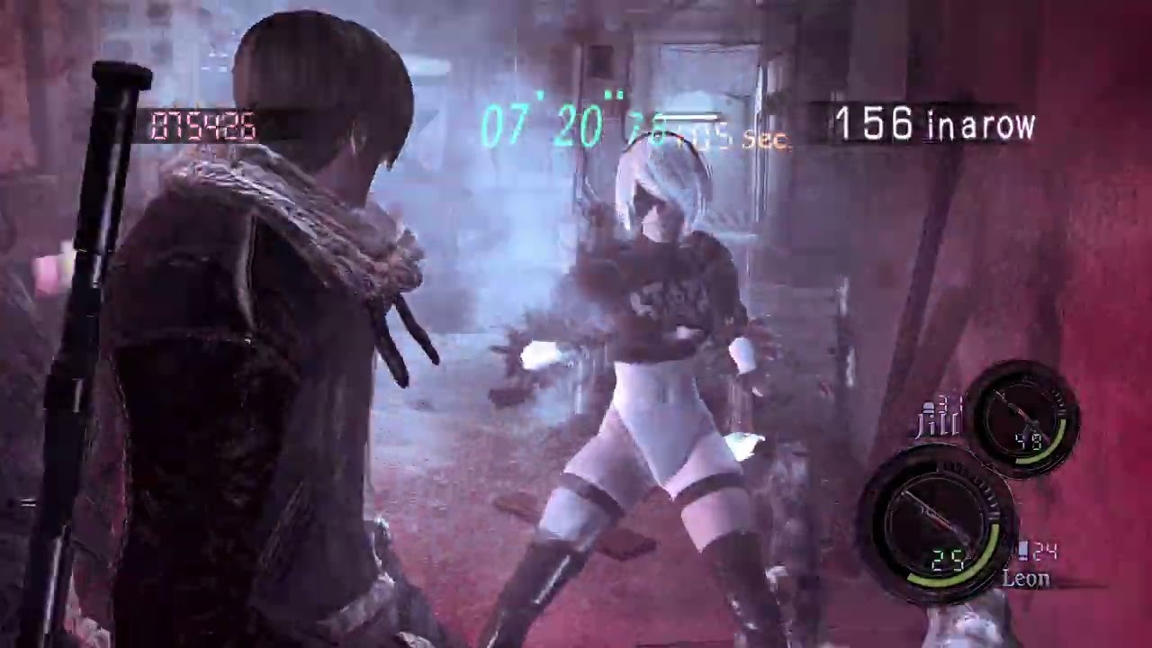 RE5 NO MERCY Desperate Escape Area 1 Mercenaries ~ Lostdanii Pack 2 ~ Leon & Jill