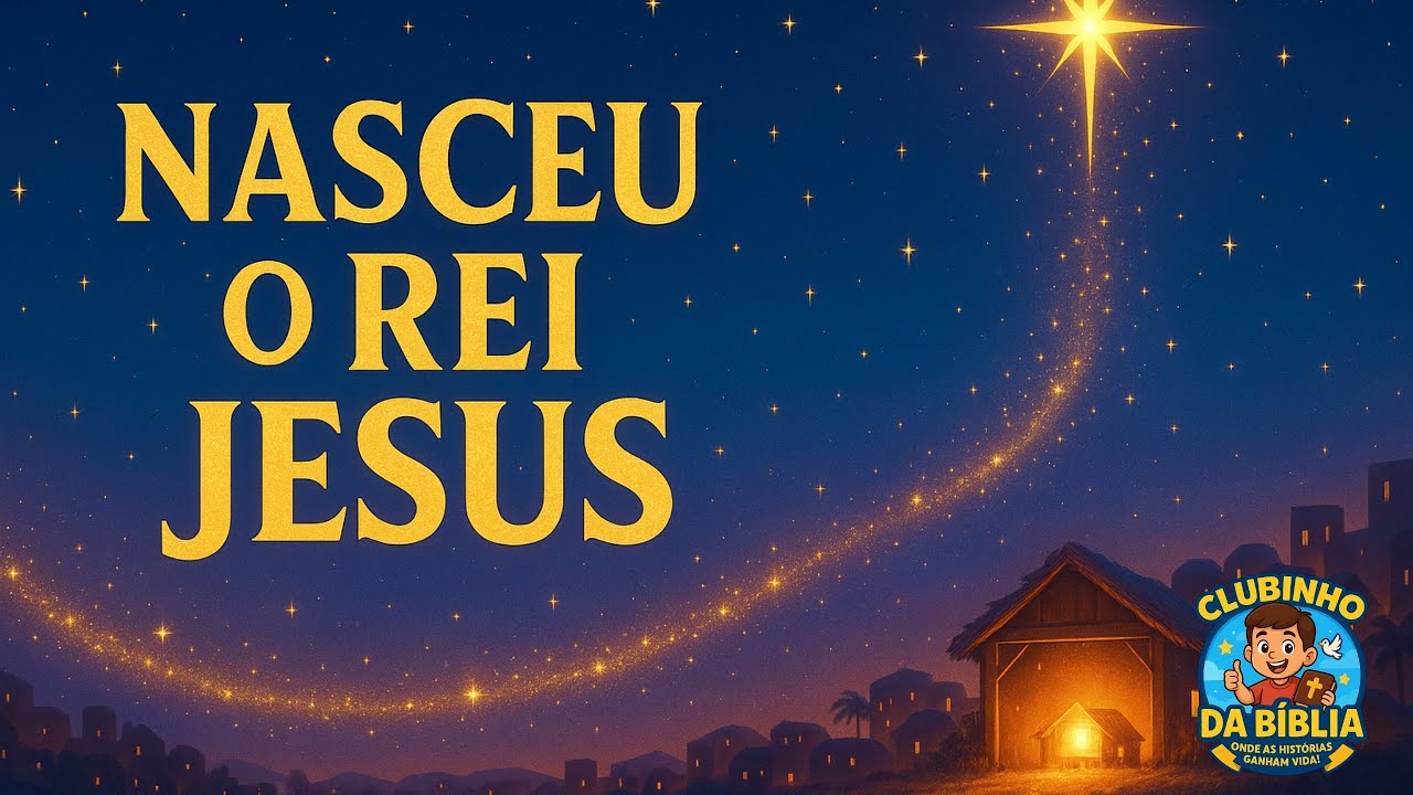 Nasceu o Rei Jesus 👶🎄 M&uacute;sica Infantil de Natal | Clubinho da B&iacute;blia