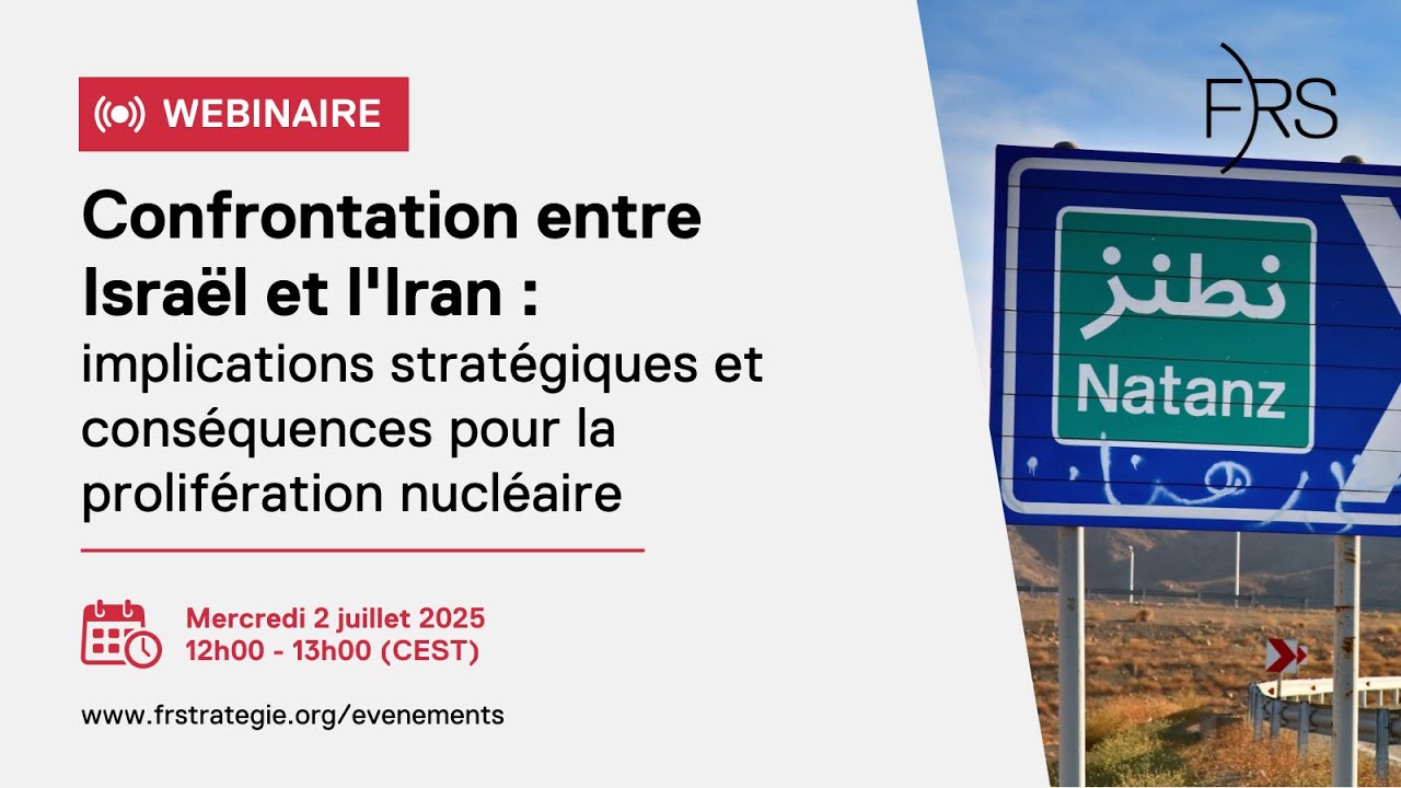 Webinaire : Confrontation entre Israël & l'Iran