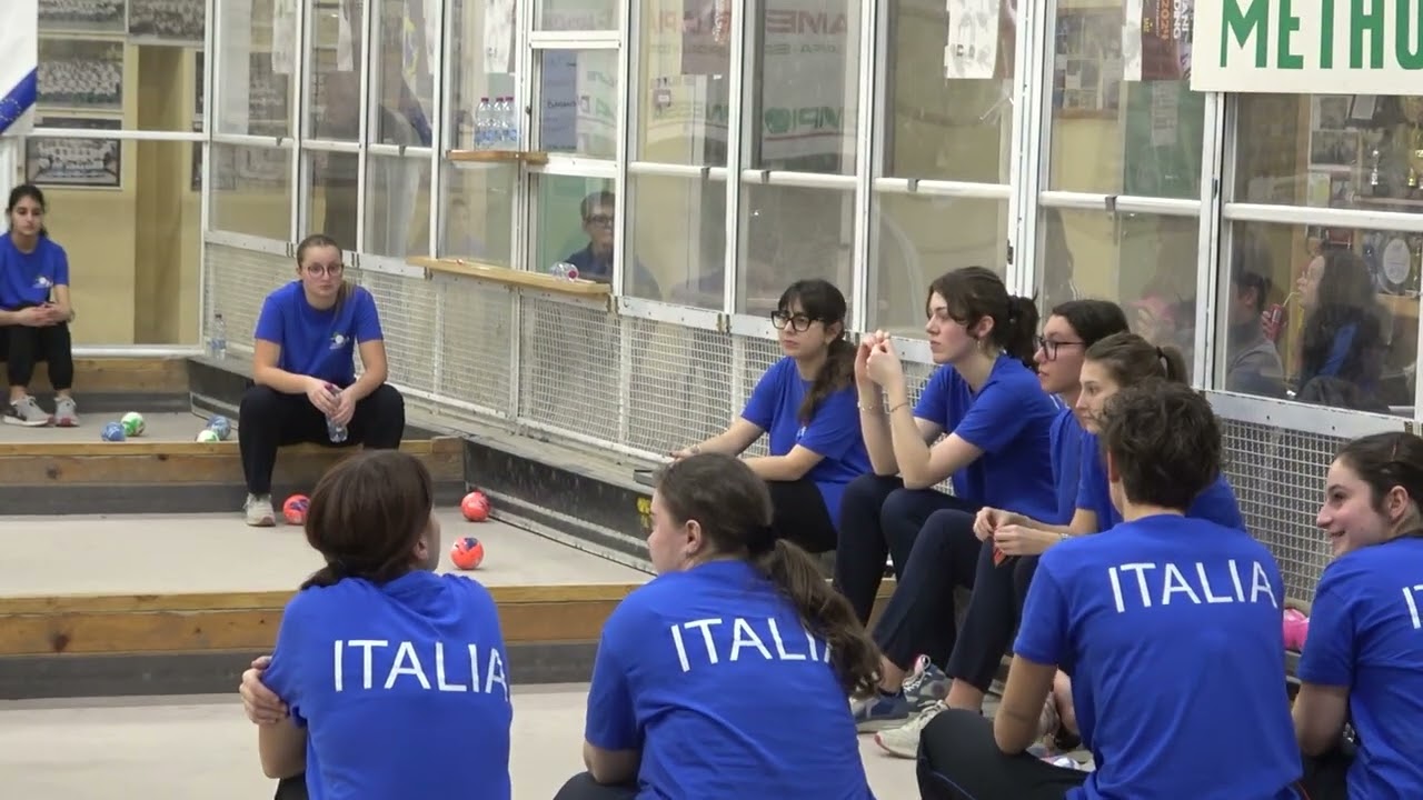 Stage nazionale femminile alla Bocciofila Metaurense (PU) - Ct Maurizio Mussini