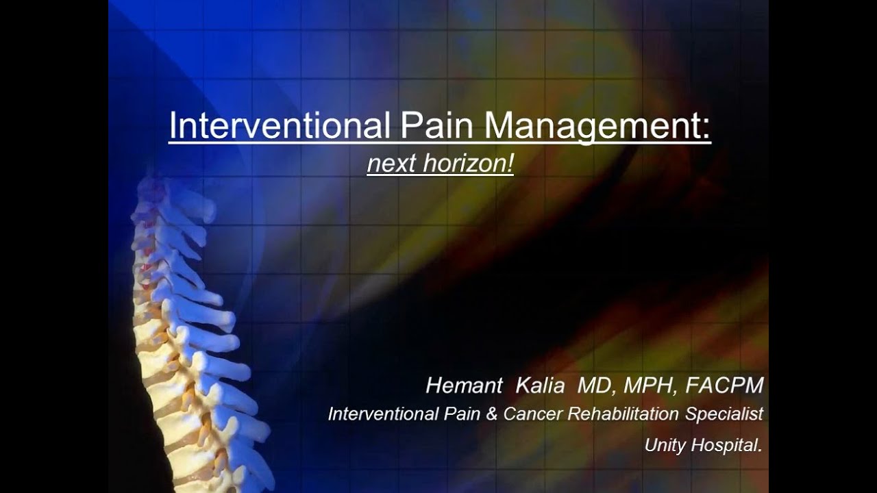 SIR-RFS Webinar (6/1/15): Interventional Pain Management - Recent Advances