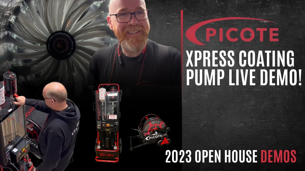 Xpress Coating Pump LIVE Demo at the Picote Open House!