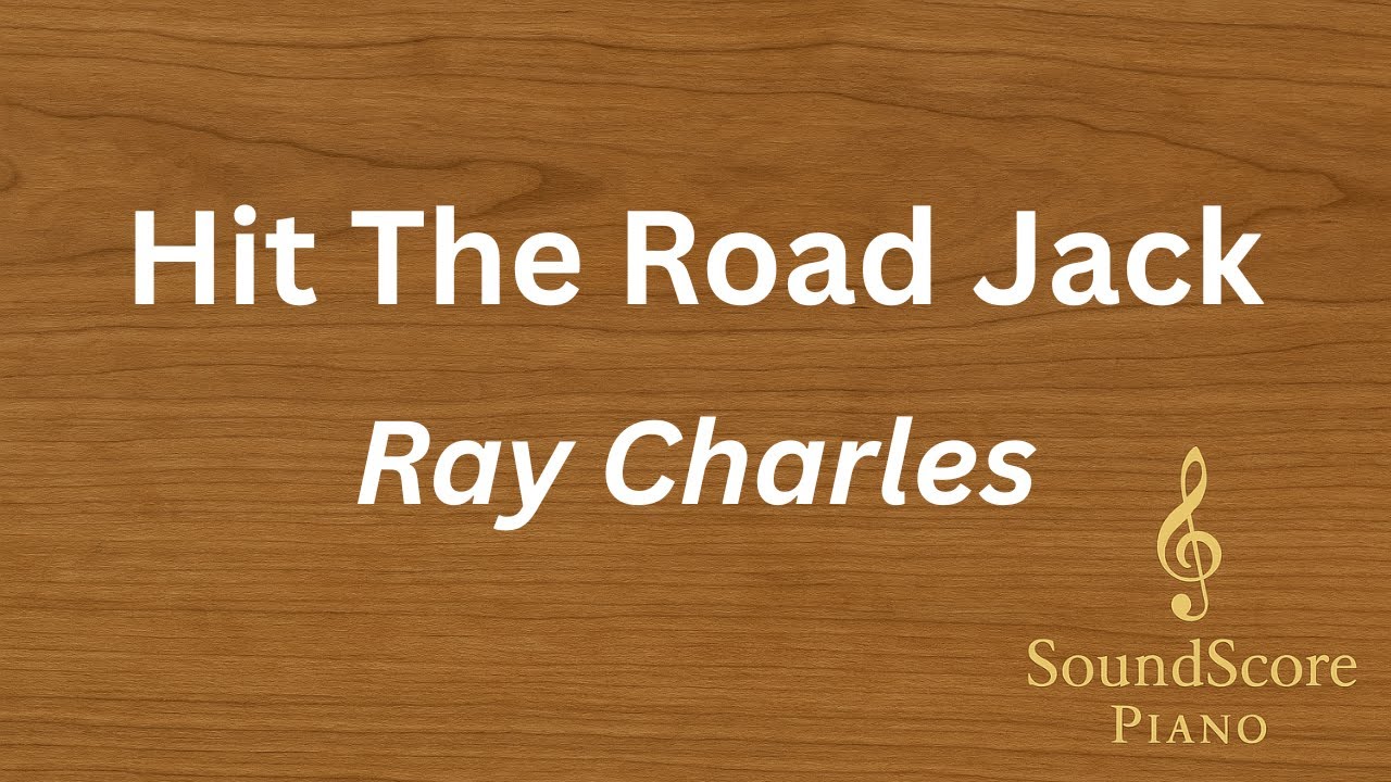 Hit the Road Jack – Ray Charles | Piano Tutorial + Sheet Music