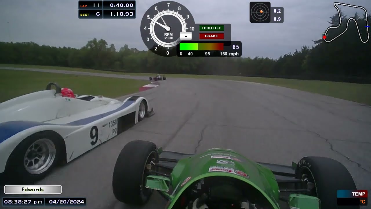 HALLETT HOOSIER SUPER TOUR FORMULA MAZDA 3RD PLACE WIN