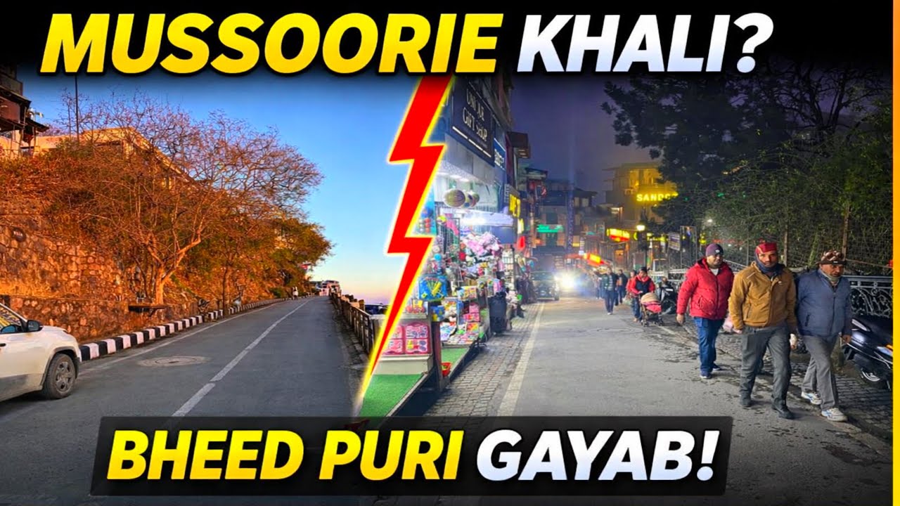 Mussoorie Aaj Pura Khali 😳 | Achanak Se Tourists Gayab Kyu? | Ground Reality
