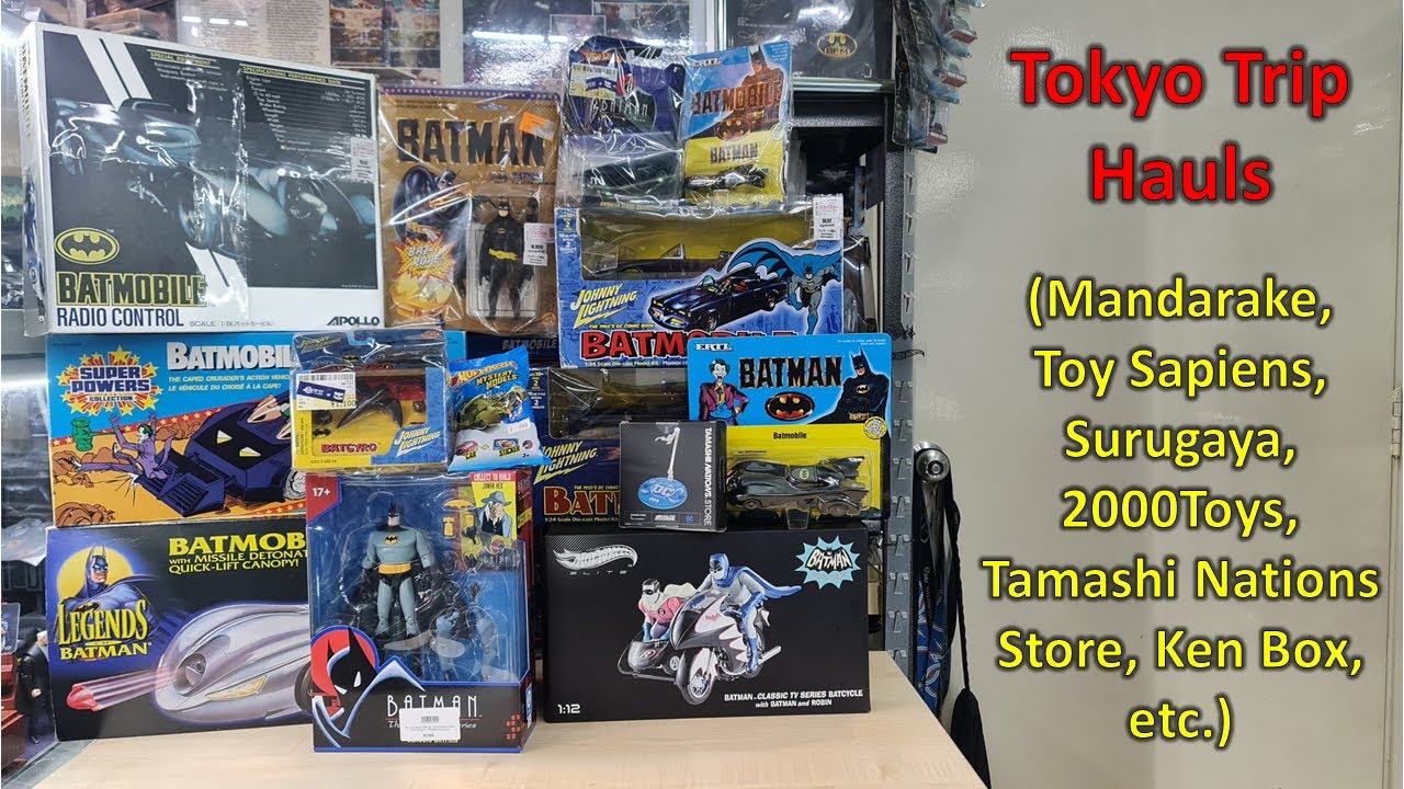 Tokyo Trip (2025) hauls - Mandarake, Toy Sapiens, Surugaya, 2000Toys, Minicar Shop Global , etc.