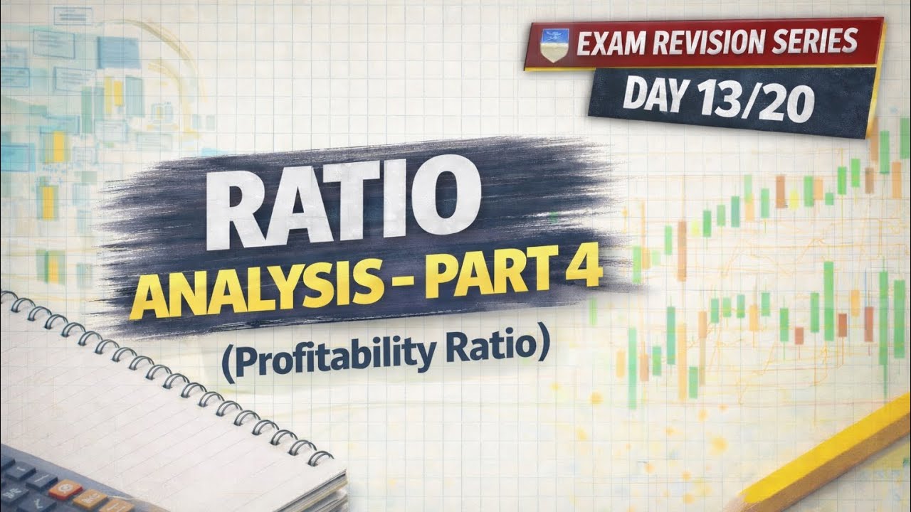 Profitability Ratio Explained Fast | Don’t Lose Marks!  | Complete Concept + Formula + Questions