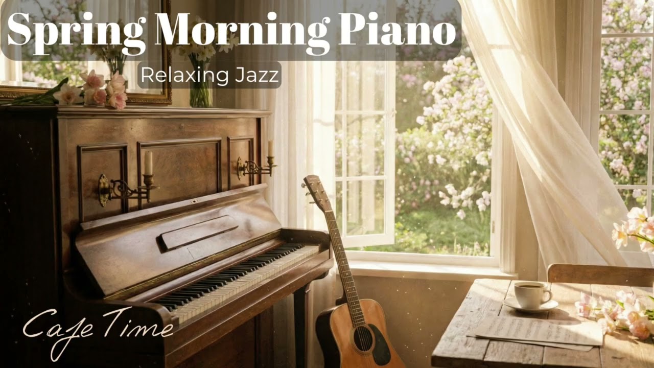 Spring Sunlight Piano ☀️ Bright Jazz Pop for a Happy Start