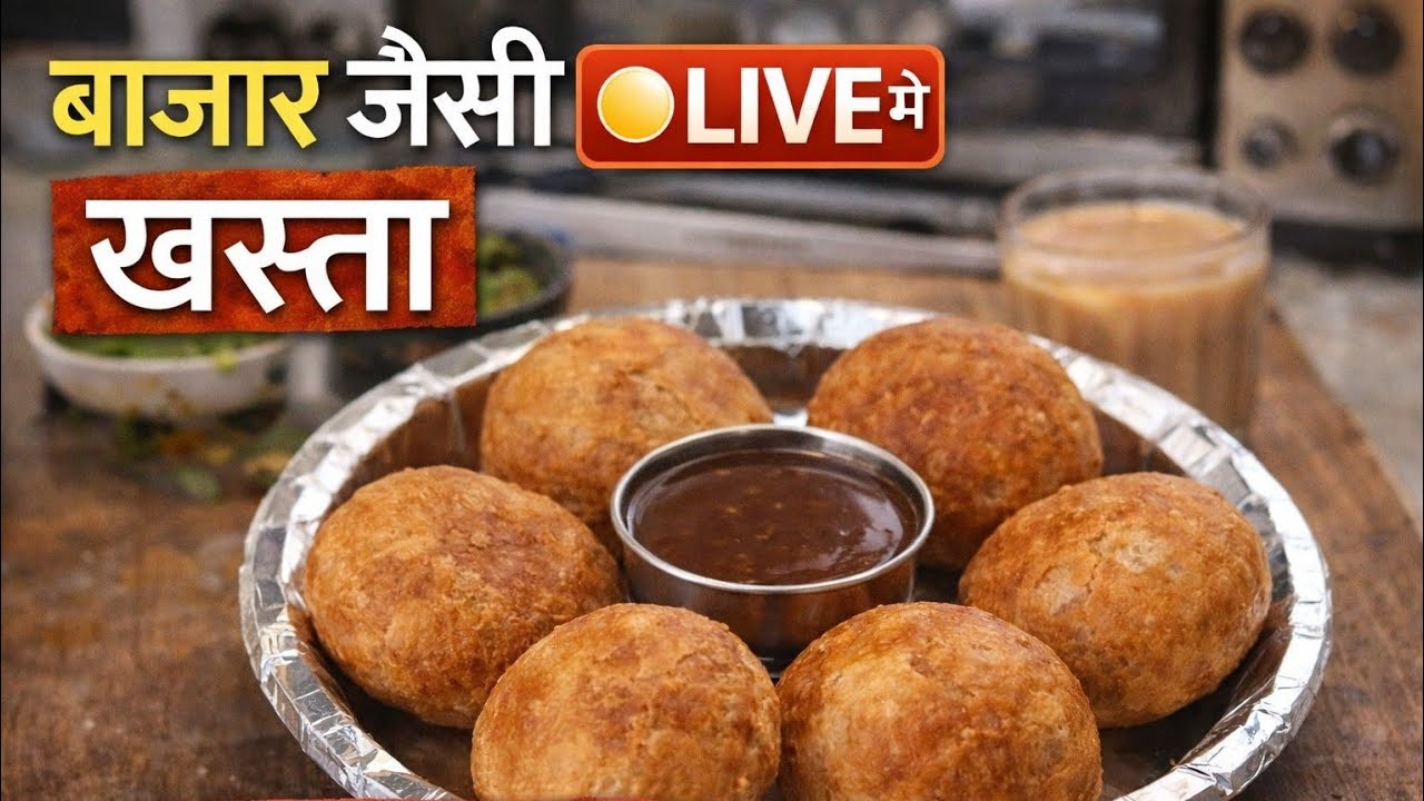 घर पर ऐसी कचौरी? यकीन नहीं होगा 😮 LIVE Sarikavegrasoi