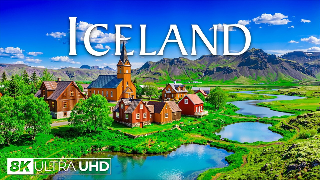Iceland 8K – Majestic Volcanoes, Glacial Lagoons & Timeless Nordic Beauty