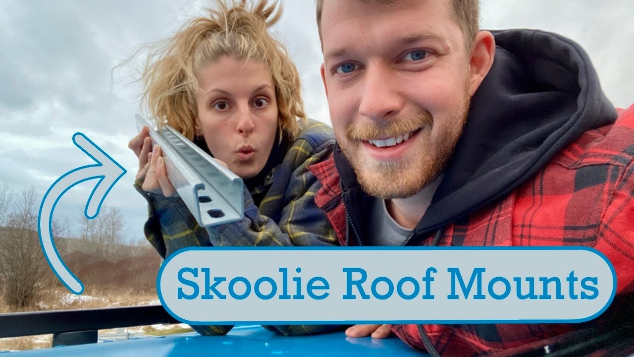 Unistrut Roof Rack | Skoolie Conversion Ep. 17 | Adam & Steph