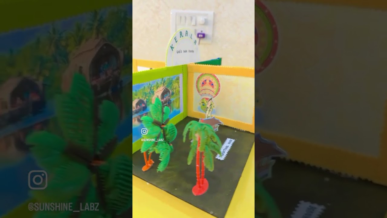 Kerala model school project #schoolproject #kerala #art