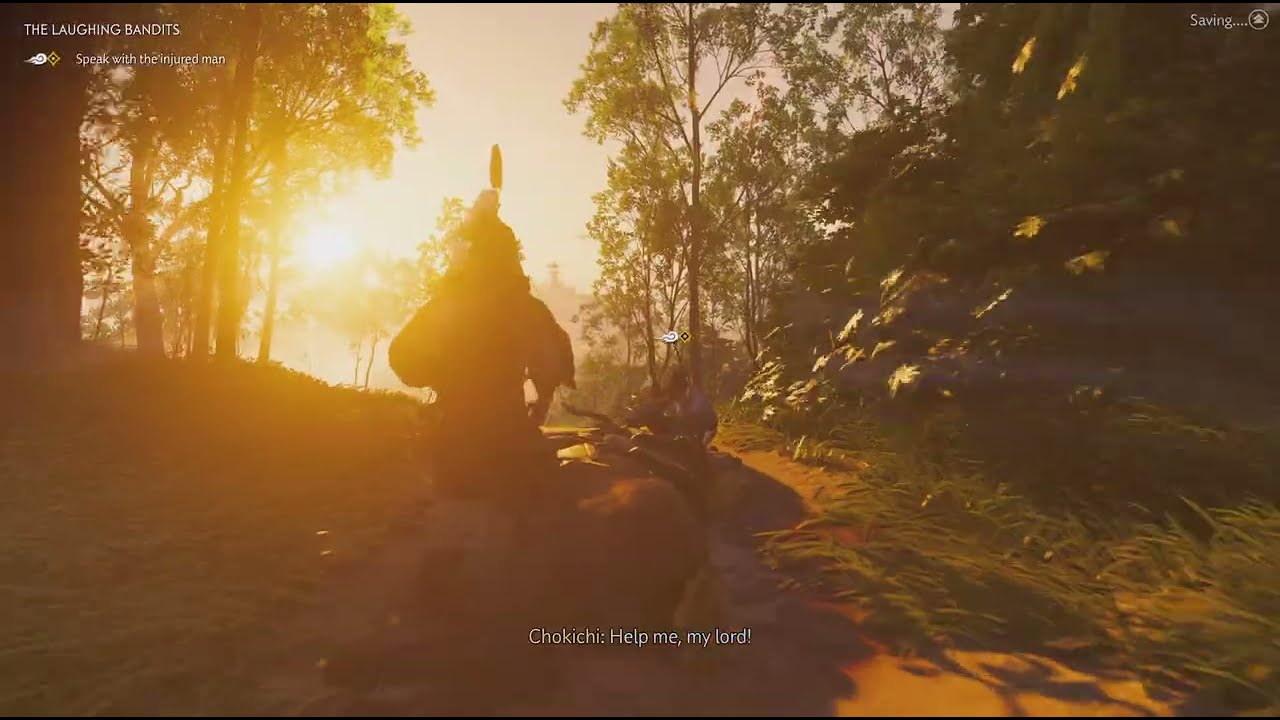 Ghost of Tsushima side quest: The laughing Bandits