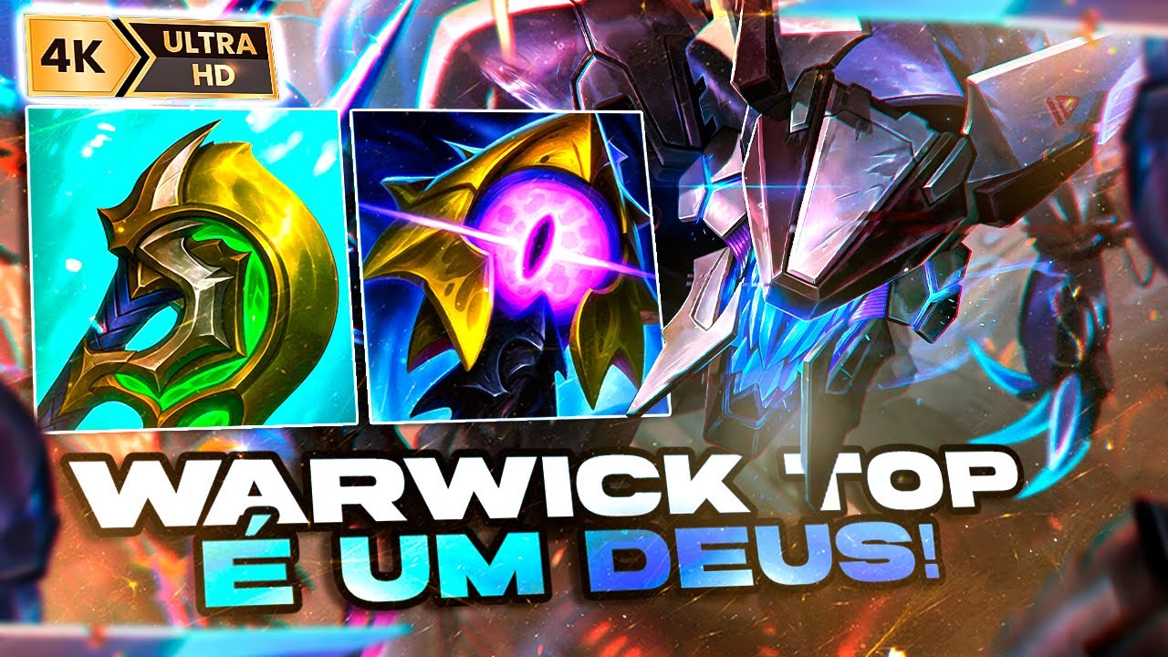 O LADO MONSTRUOSO DO WARWICK NO TOP! | LOL WILD RIFT