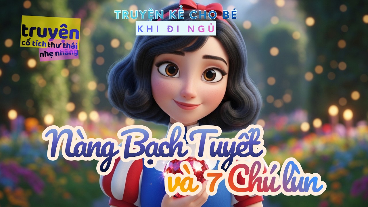 BẠCH TUYẾT VÀ BẢY CHÚ LÙN | Sách nói NHẸ NHÀNG, ÊM ÁI | TRUYỆN THAI GIÁO | Cổ tích cho bé ngủ ngon