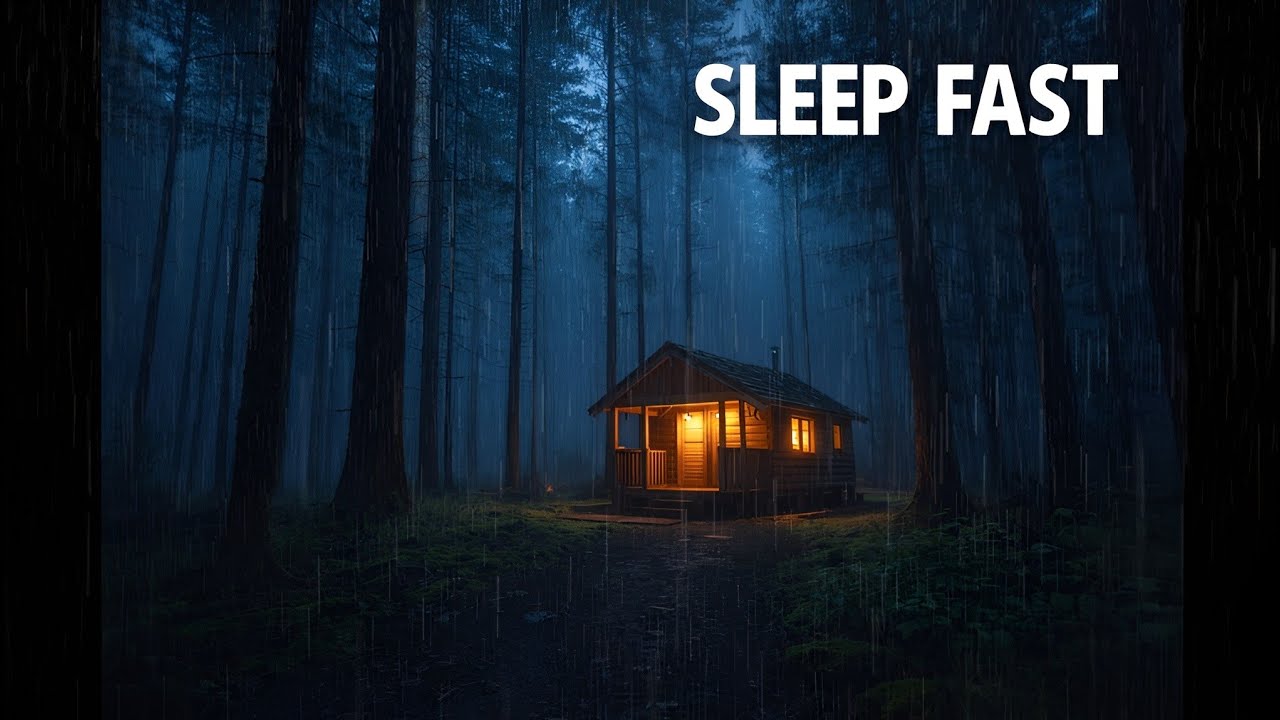 Fall Asleep in 5 Minutes with Calm Forest Night Sounds | Beat Insomnia & Deep Sleep