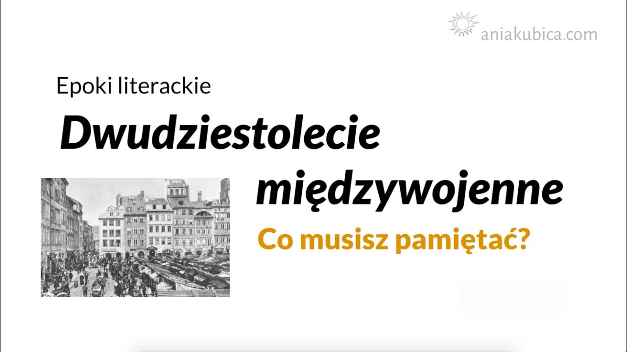 Dwudziestolecie międzywojenne (powtórzenie)