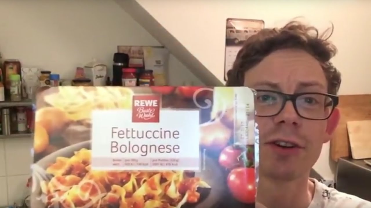 Fettucine Bolognese von REWE Beste Wahl im Schnell-Test - Fertiggerichte f&uuml;r die Mikrowelle!