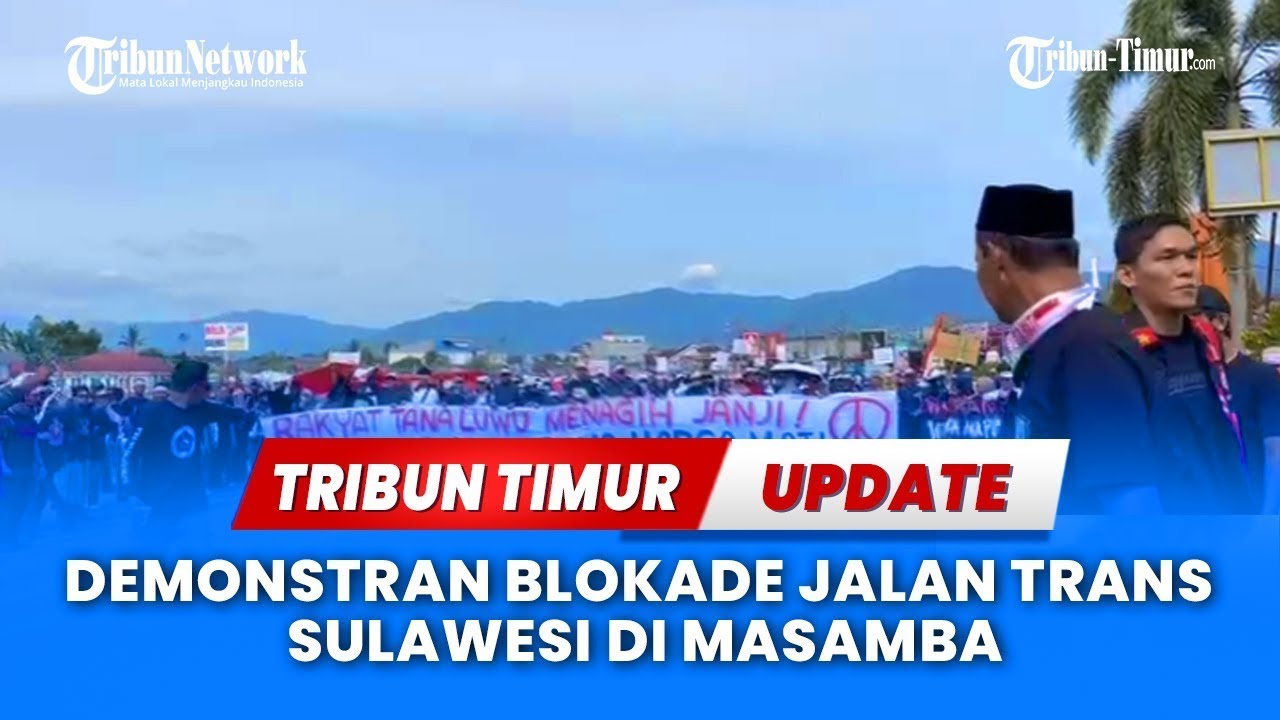 Ribuan Masyarakat Unjuk Rasa Tuntut Pemekaran Provinsi Luwu Raya di Lutra