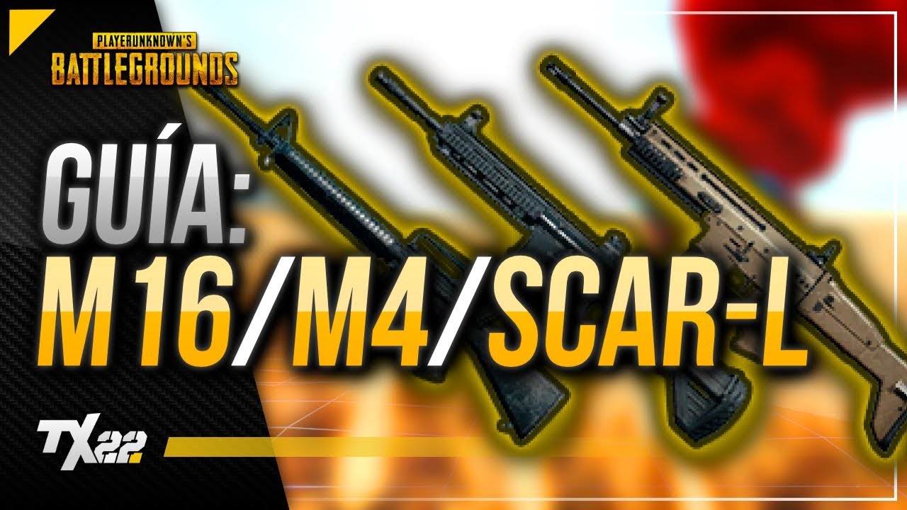 ¡GUÍA COMPLETA: M16, M416 Y SCAR-L! | PUBG en Español