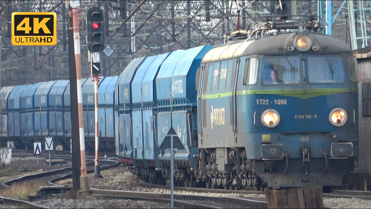 Passenger and Freight Trains in 4K!