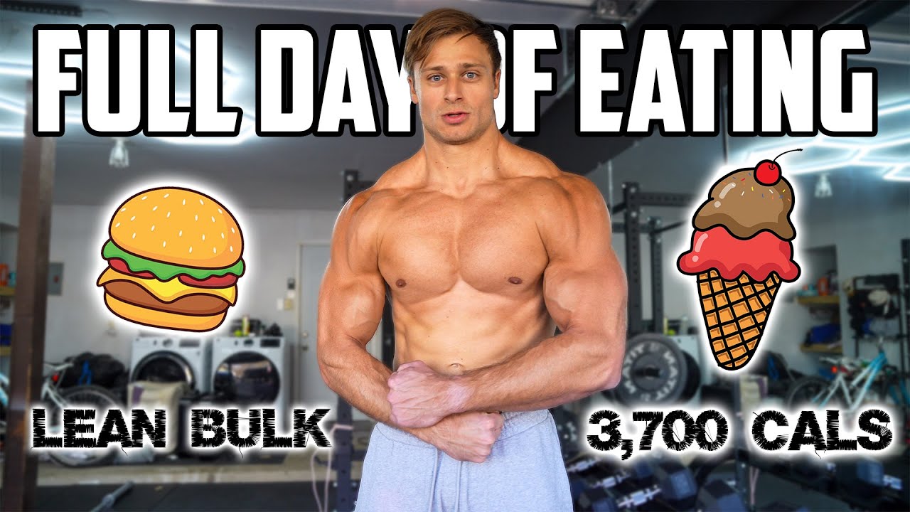 MY FULL DAY OF EATING ON THE BULK | 4,000 CALS TO GROW🍔