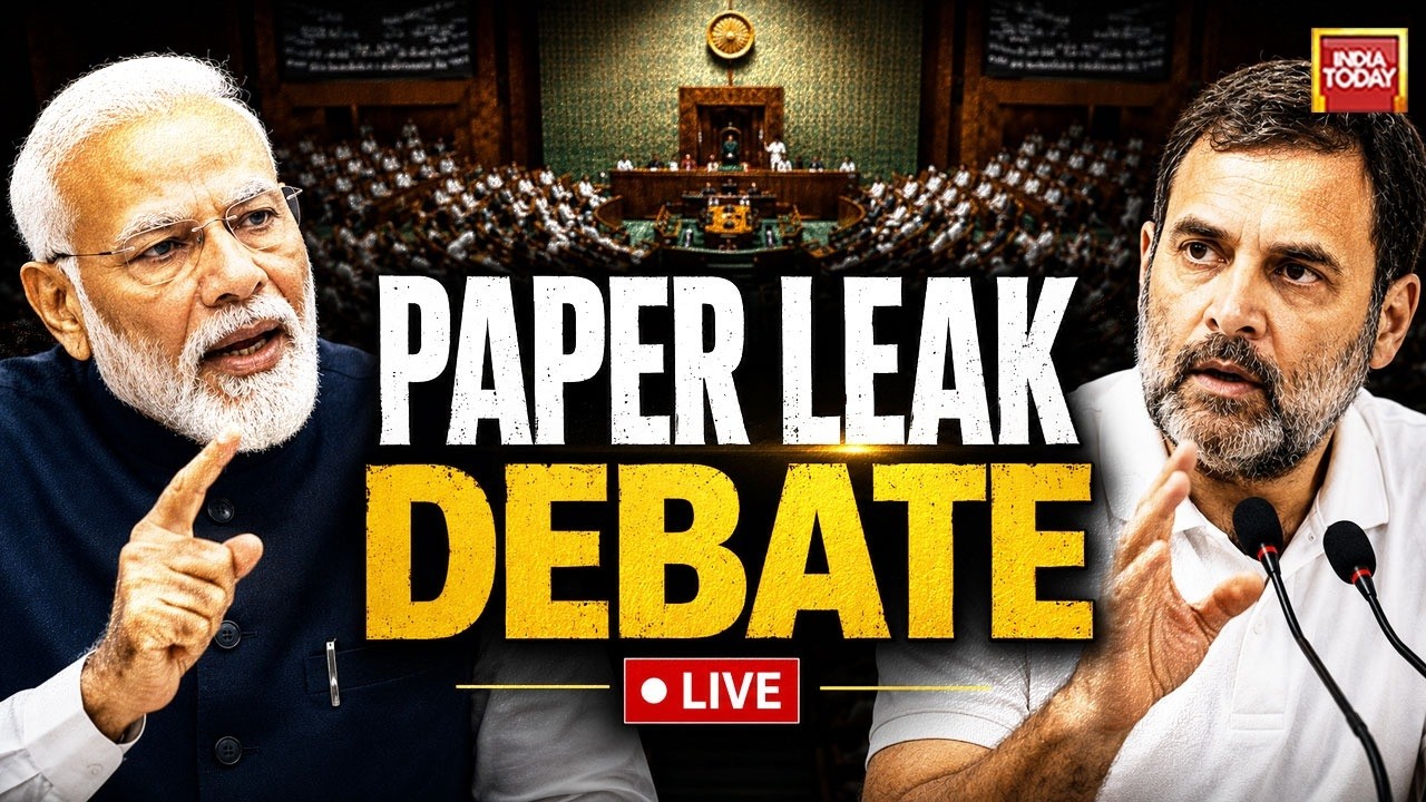 Rahul Gandhi Speech In Lok Sabha Anti-Paper Leak Debate In Lok Sabha | Rahul Gandhi Speech Live
