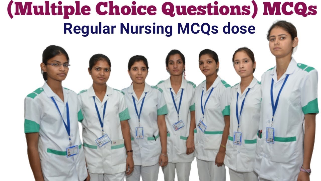 Nursing officer & staff nurse exam multiple choice questions MCQs