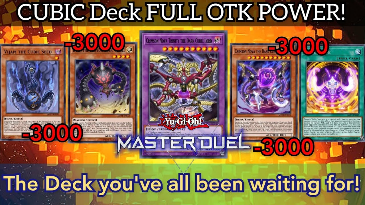 𝗙𝗜𝗡𝗔𝗟𝗟𝗬: 𝗖𝗨𝗕𝗜𝗖 𝗙𝗨𝗟𝗟 𝗢𝗧𝗞 𝗣𝗢𝗪𝗘𝗥 | ×3 CRIMSON NOVA and BURN Damage [Master Duel]