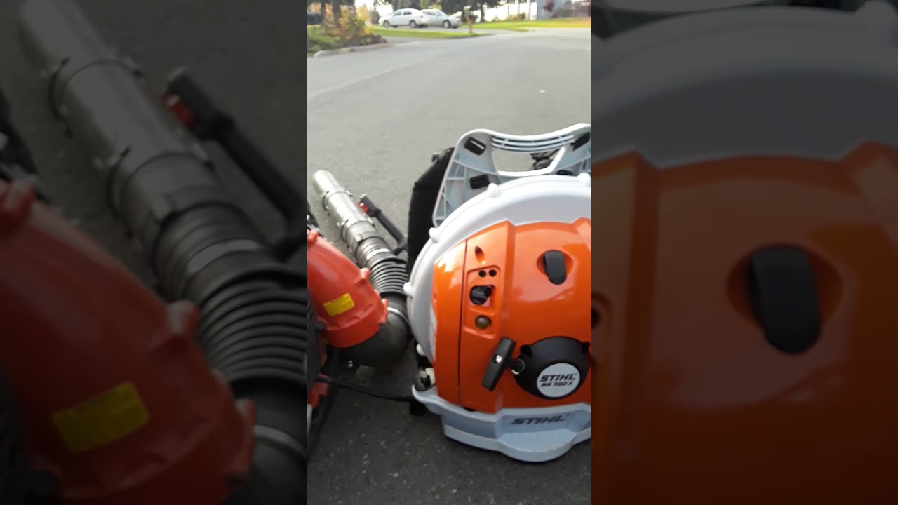 Final review after use of stihl br700x