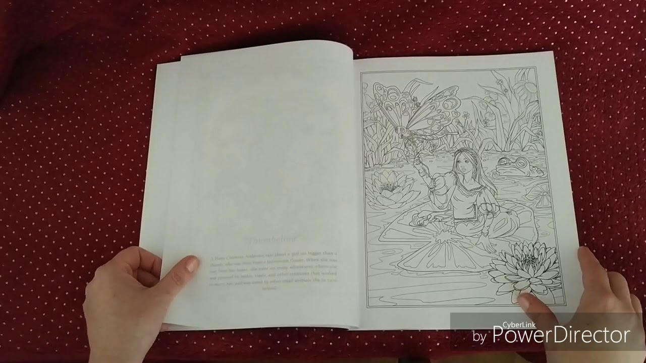 📚 Adult coloring : Review and flipthrough of Fairy Tales - princesses & fables coloring book