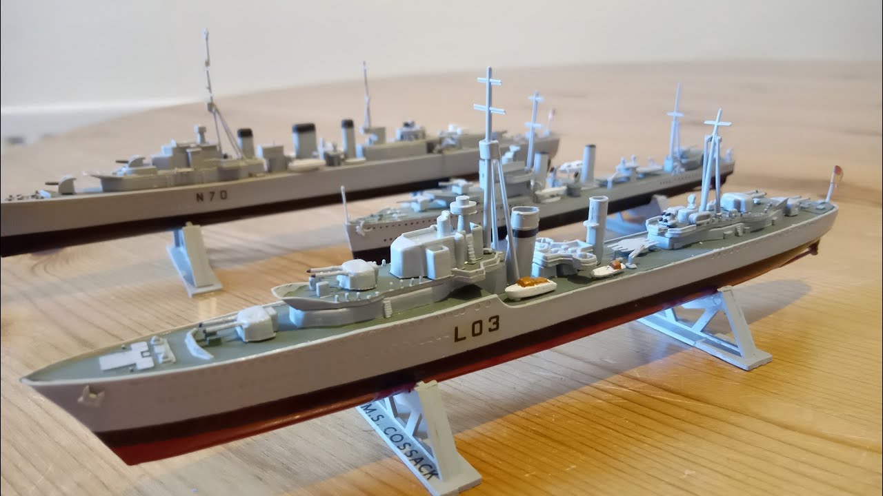 Royal Navy HMS Cossack, HMS Hotspur, HMS Manxman WW II
