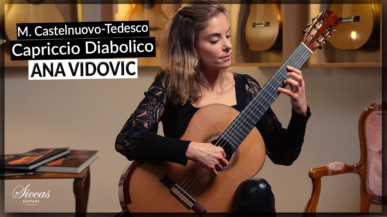 Ana Vidovic plays Capriccio Diabolico by Mario Castelnuovo-Tedesco on Classical Guitar