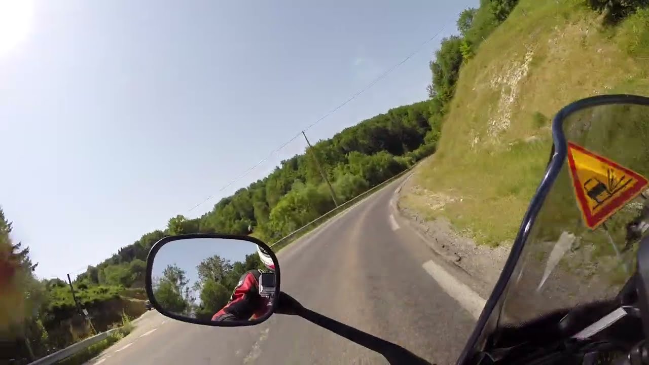 French Jura 03.07.2015 Vallorbe-Saint Claude-Champagnole-Vallorbe  YamahaFZ1  GoPro 3+